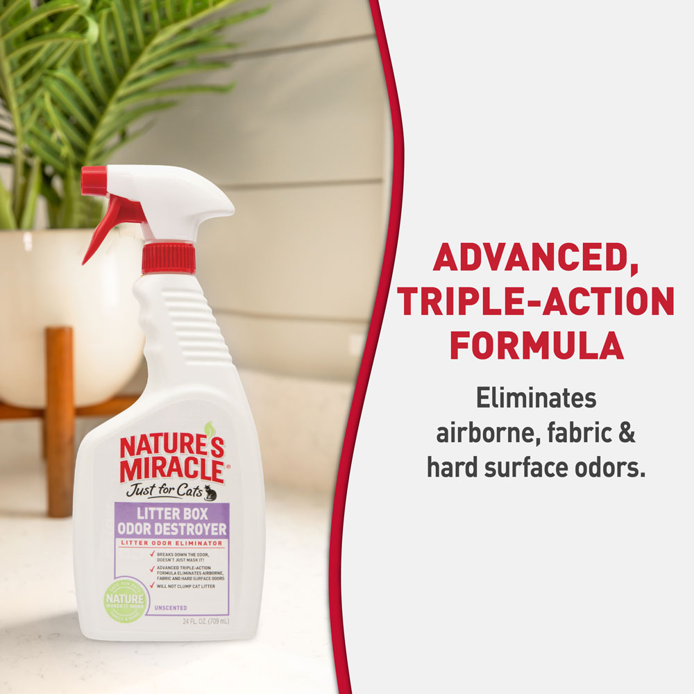 Nature's miracle litter box odor shop destroyer spray
